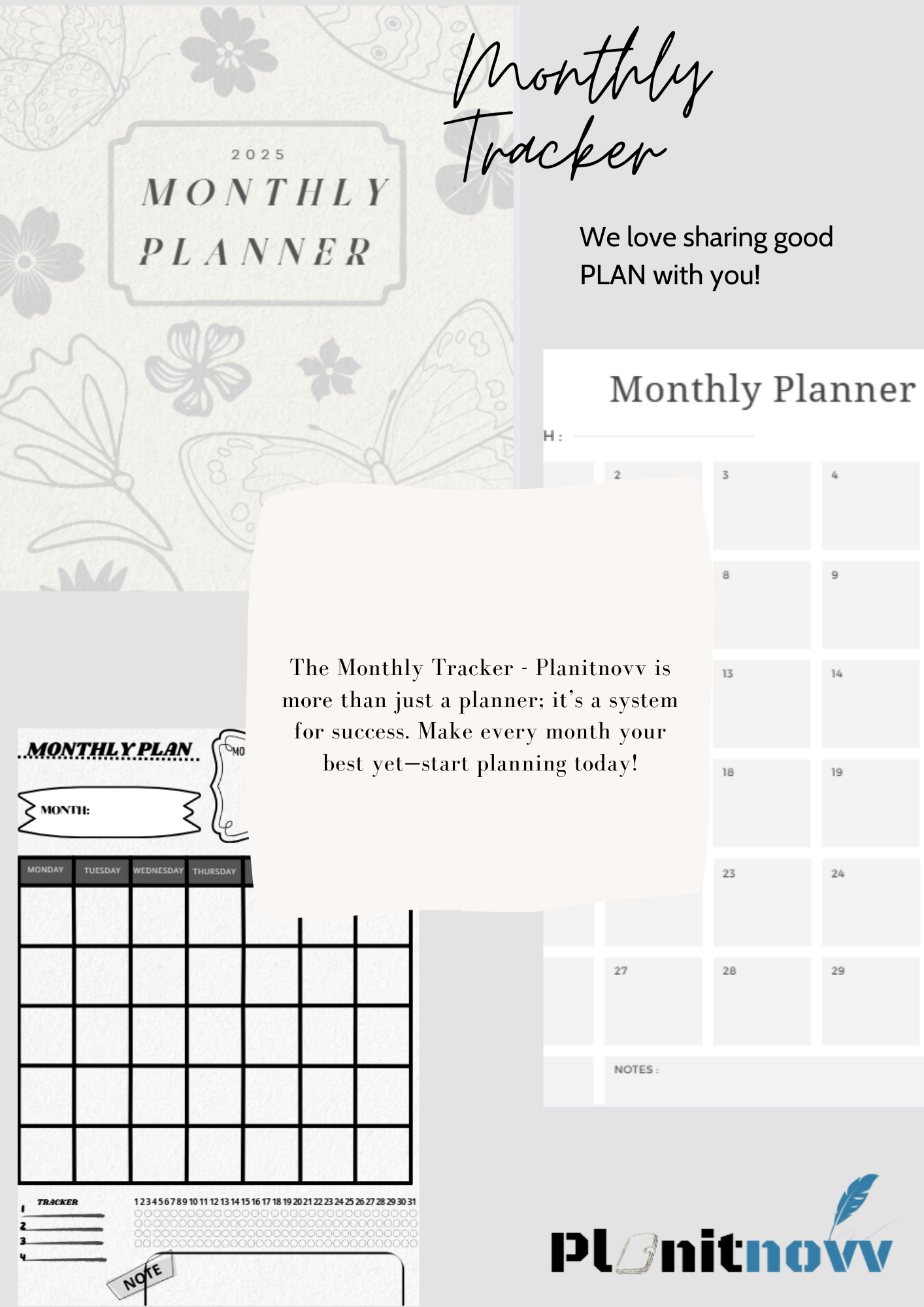 Monthly Tracker-Planitnovv